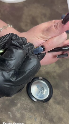 2.2K views · 22 reactions | Nail art alienígenas Nails #nails #fypシ゚viral #fypシ #uñasXXL #nailart | Aurora Nail Art | Facebook