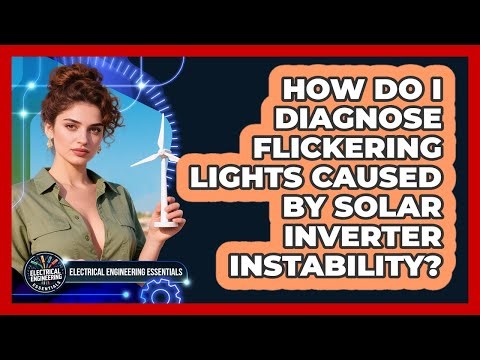 How Do I Diagnose Flickering Lights Caused By Solar Inverter Instability?