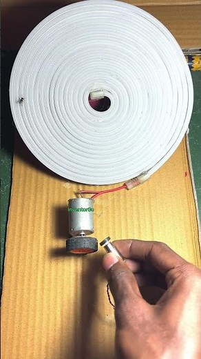 How to lighting neon strip light with drone motor