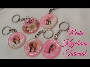 Resin keychains Tutorial for beginners | Epoxy Resin Keychains | Personalized Resin keychains