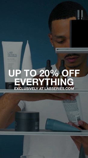 Save up to 20% off everything at labseries.com. Take 20% off when you spend $75+ or get 15% off when you spend $50. | LAB SERIES | Facebook
