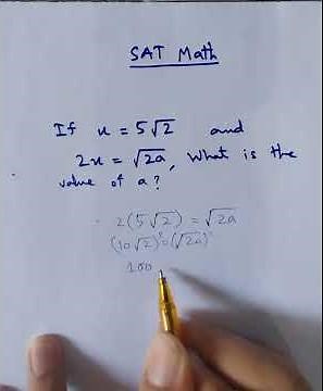 SAT Math - Question