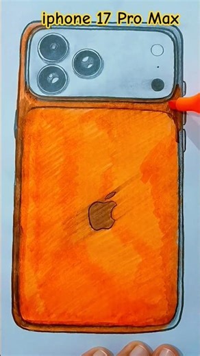 Drawing iPhone 17 Pro Max ✏️📱| Step by step drawing tutorial for beginners #art #howtodraw #drawing