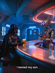 So, Darth Vader walks into a bar..