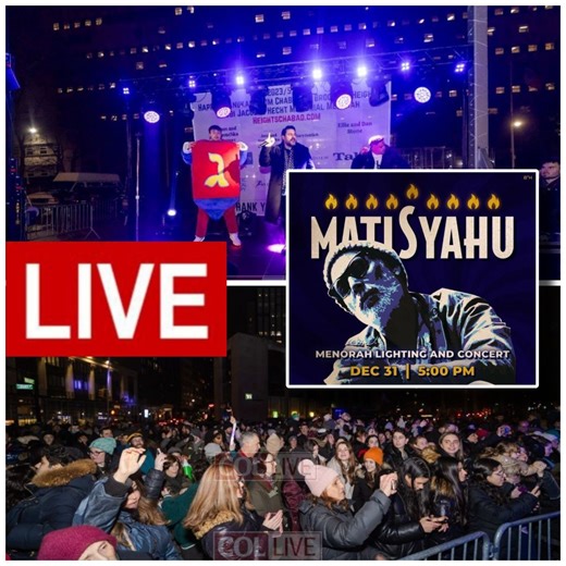 Live: Matisyahu Performs at Brooklyn Menorah Lighting