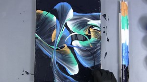 11K views · 180 reactions | How To String Painting  Abstract string using pastels #fyp #reelsinstagram #reels #art #artgallery ##fluidart #chain #abstract #explore #new #artist #satisfying #artlovers | Artful Echoes | Facebook