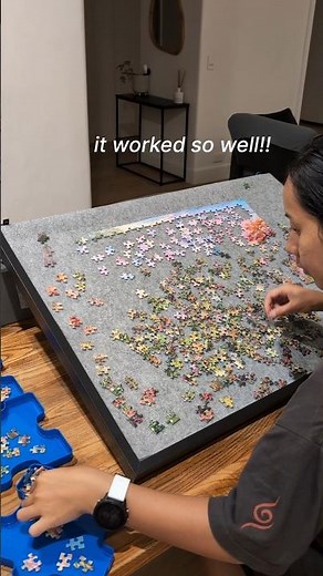 DIY tilting puzzleboard (No tools required) #puzzle #puzzleboard