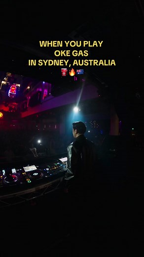 OKE GAS (INQUISITIVE REMIX) IN SYDNEY, AUSTRALIA 🔥⛽️🇦🇺 #fyp #okegas #remix #djinquisitive