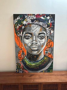 African Wall Decor Original Wax Paintings Contemporary African Art African Cultural Art Colorful African Canvases Wax - Etsy Canada