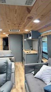 Mini tour of my MCI 96A3 converted DIY bus build! #buslife #diy #atlanta #skoolieconversion #rvlife