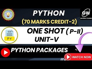 UNIT-5 PART-II ONE SHOT I Python File Operations I PYTHON I Pragya Ma'am I Gateway Classes I AKTU
