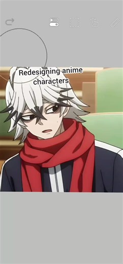 Rokuro Kiriyama Character Redesign in Digital Art