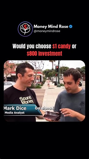 Inspiring | Money | Mindset on Instagram: "In 2015, people were offered a free silver bar or a free candy bar. Most chose the candy. The Cost of Now: That silver bar was worth $150 back then. Today, it is worth nearly $800. • The Momentary Trap: The chocolate bar gave them one minute of joy. The silver bar could have paid their rent today. • The Blind Spot: People often ignore real value because they don’t understand what they are looking at. • The Lesson: Financial freedom requires you to trade
