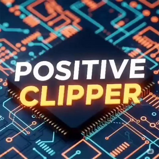 Positive clipper circuit and analysing the input and output waveform on Oscilloscope