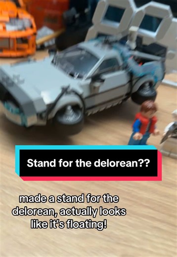 Creating a Floating Stand for Your DeLorean Model