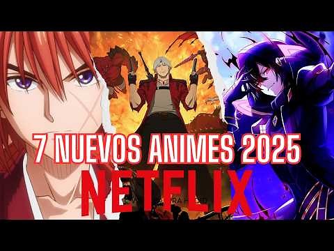 7 NUEVOS Animes en NETFLIX que NO TE PUEDES PERDER