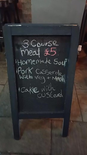 3 course meal £5 Monday to Wednesday Butchers Tap Crook #supportlocal #eatlocal | Butchers Tap Crook