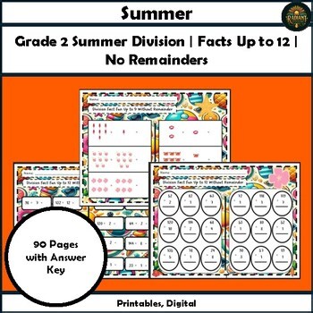 Grade 2 Summer Division Math Fact Fluency 12 Remainder Place Value Logic