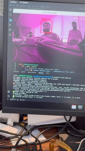 Object Detection with Tracking on Jetson Orin Nano using Yolo8N and Global Shutter Camera IMX-296