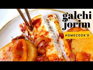 How to: Galchi Jorim - Braised Hairtail Fish | Korean Mom's Favorite!