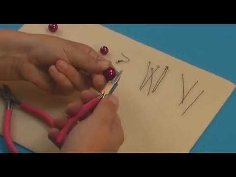 How to link headpins and eyepins - Dangling Earrings