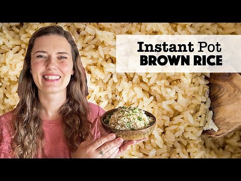 How to Make PERFECT Instant Pot Brown Rice
