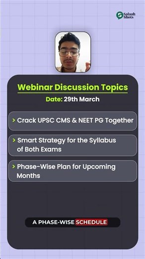 Confused Between NEET PG & CMS? Join This Webinar Now