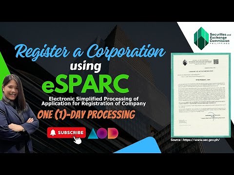 ONE (1) day SEC Corporate Registration Process for OPC & Regular Corporation #corporateregistration