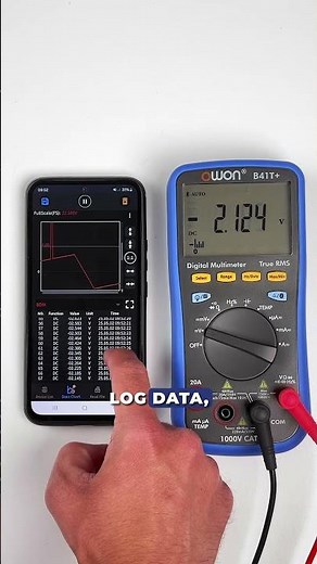 This Multimiter Talks To You! OWON B41T+ Digital Multimeter with Bluetooth #engineering