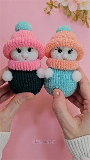 DIY Doll ✨☺️ How to Make Adorable Baby Dolls Using Elastic Hair Bands #doll #diy #gift #handmade