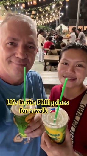Evening walk vibes in the Philippines 🌴✨