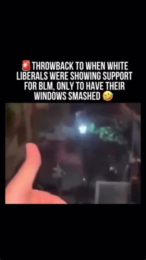 D.O.G.E. News Network on Instagram: "📹 THROWBACK CLIP – BLM PROTEST ERA A resurfaced video from the 2020 protests shows residents inside a home displaying support as a group passes by. Moments later, the window is struck and broken. This clip circulated widely at the time and sparked conversations about the intensity of the protests, community tensions, and how quickly situations could shift during that period. #ThrowbackVideo #2020Protests #BLM #HistoricFootage #ViralClip #CityUnrest #PublicEv