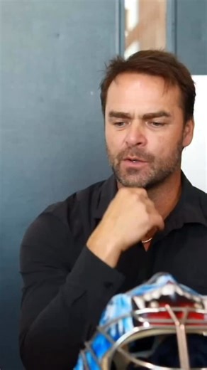 Curtis Joseph on how the Cujo nickname and goalie mask theme came about. 🐕 @cujo31_official Who remembers fax machines? 📠 #curtisjoseph #cujo #goaliemask #goaliemaskcollector #hockeyfan #hockeygoalie #torontomapleleafs #edmontonoilers #hockeynightincanada | Goalie Mask Collector