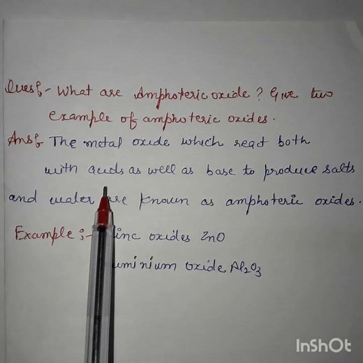 Amphoteric Oxide and example ‪@studyfacts4693‬
