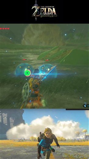 Zelda: Breath of the Wild Gameplay; Riding Master Cycle Zero And Sniping Blupees With Arrows!