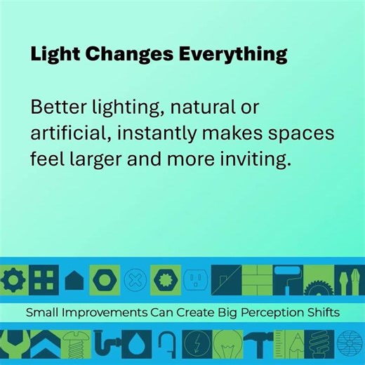 Small improvements create perception shift