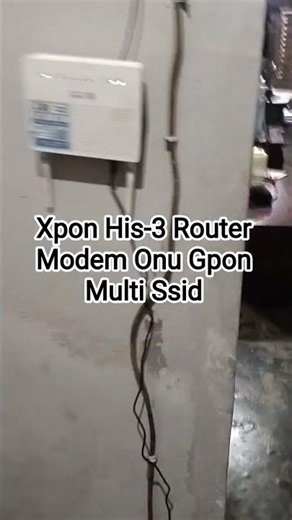 Xpon His-3 Router Modem Onu Gpon Multi Ssid #xpon #onu #ont