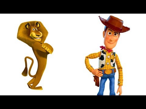 MADAGASCAR MOVIE CHARACTERS AND THEIR FAVORITE TOY STORY 4 CHARACTERS!