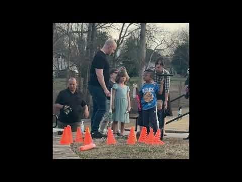 Rocket launching at Mabry Park with Maker Lab Kids.