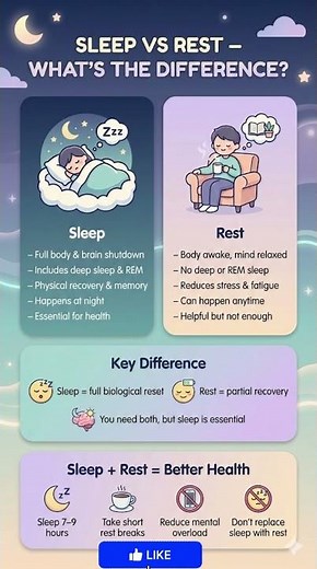 Sleep vs Rest – What’s the Difference?