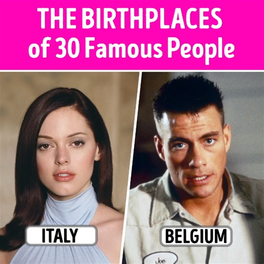 416K views · 3.1K reactions | The Birthplaces of 30 Famous People | CelebRatings | Facebook