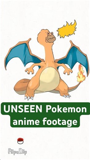 Charmander evolving unseen footage #pokemon #animation #fananimation #videogames