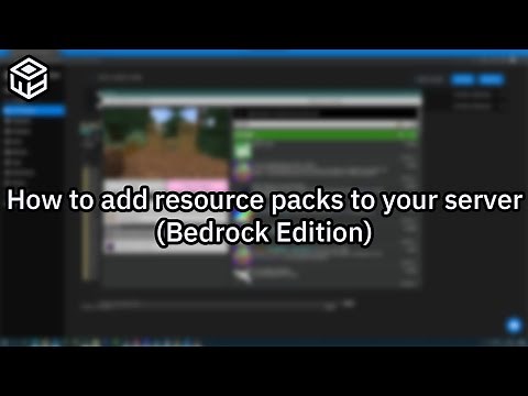 How to Add Resource Packs to Your Bedrock Editon Server