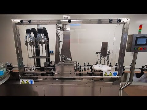 Automatische Abfüll- und Verschließmaschine für Flaschen