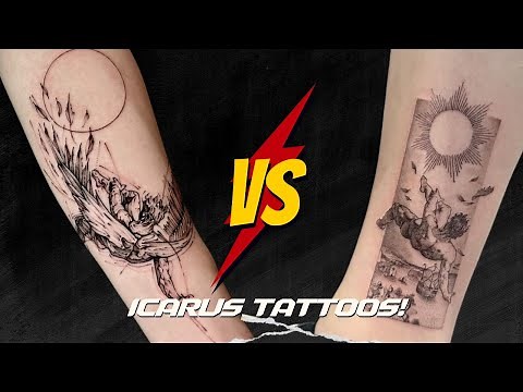 90+ Icarus Tattoos You Need To See!