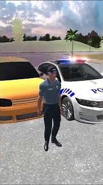 Passat Türk Polis Arabası Oyunu - Polis Arabası Suçluları Yakalıyor! - Polis Oyunu #shorts
