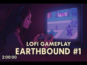 EarthBound #1 - Lofi Gameplay to Relax/Study/Sleep (No Commentary, Rain Sounds)