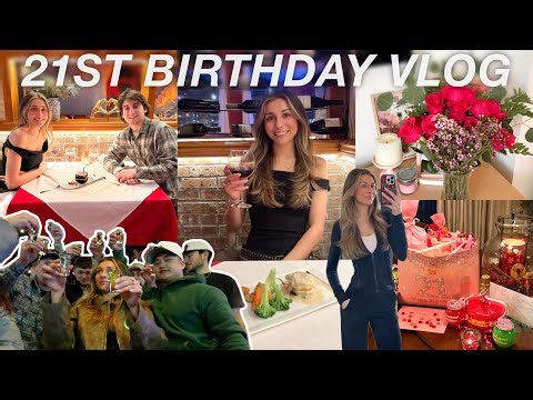 21ST BIRTHDAY VLOG!! 🥂 shopping, date night & drinks with friends
