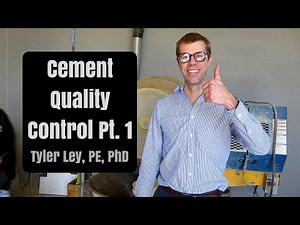 Cement Quality Control pt. 1 – Chemical Composition, Fineness