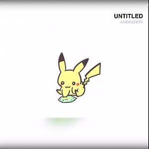 Pikachu evolves into Raichu | Untitled Animation